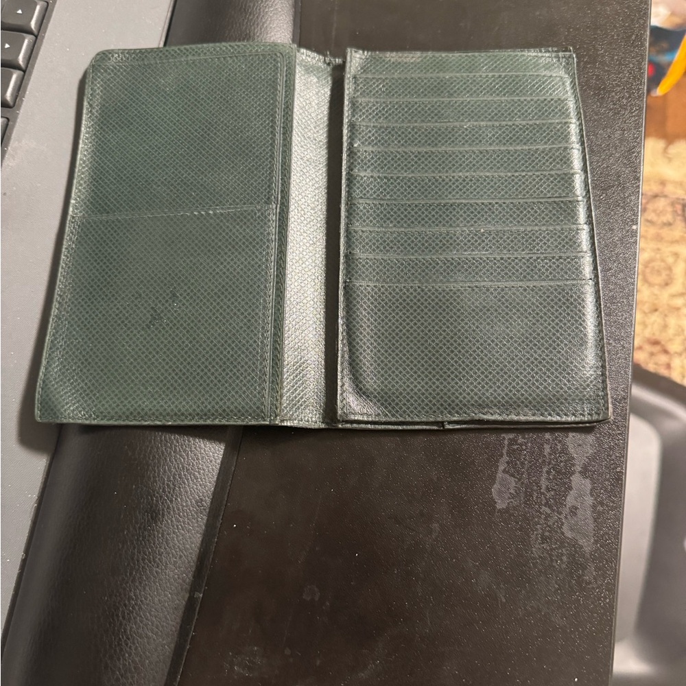 Green Leather Wallet